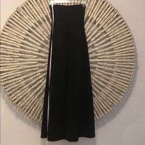 Susana Monaco Black strapless maxi